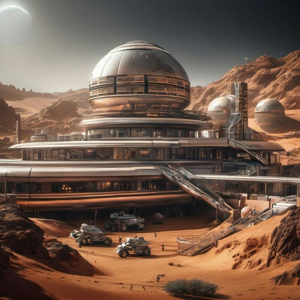 Alien City On Mars 1