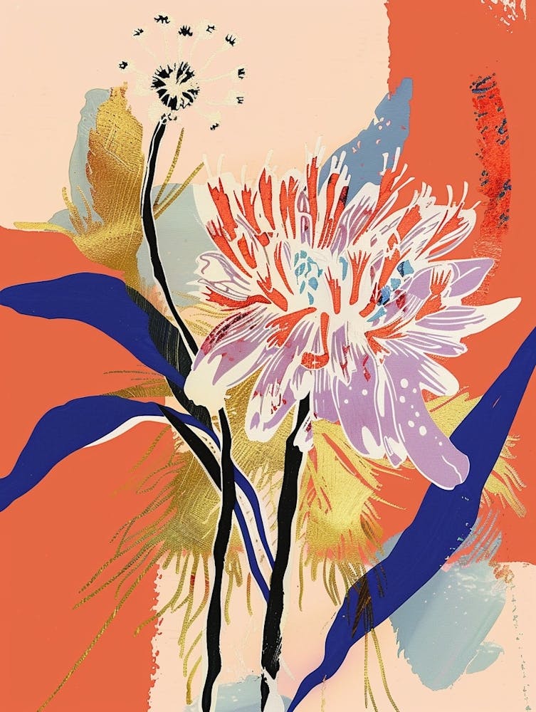 Colourful Flower Illustration Asters 4