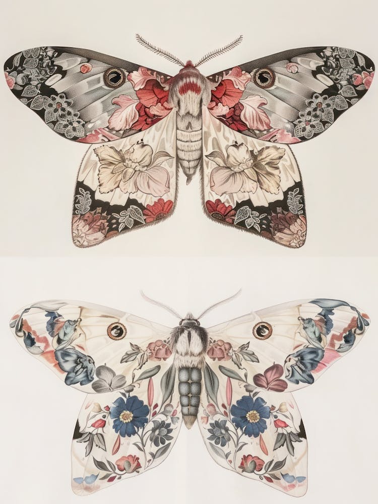 Radiant Butterflies William Morris Style 10