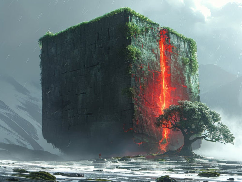 Lava painting