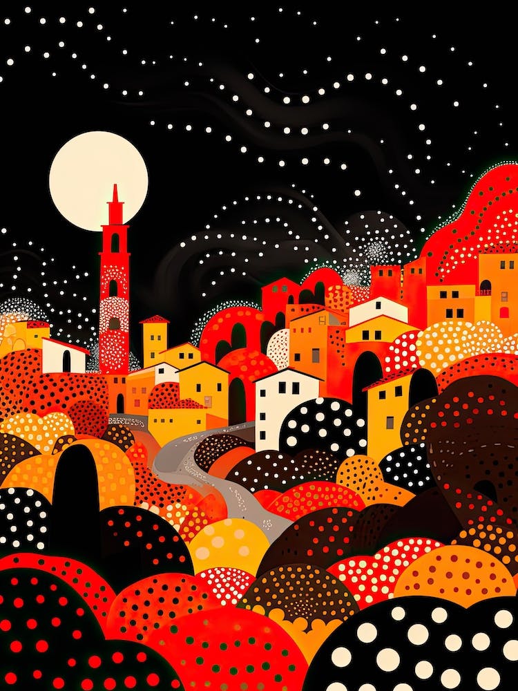 Cagliari, Italy, Illustration In The Style Of Pop Art 2