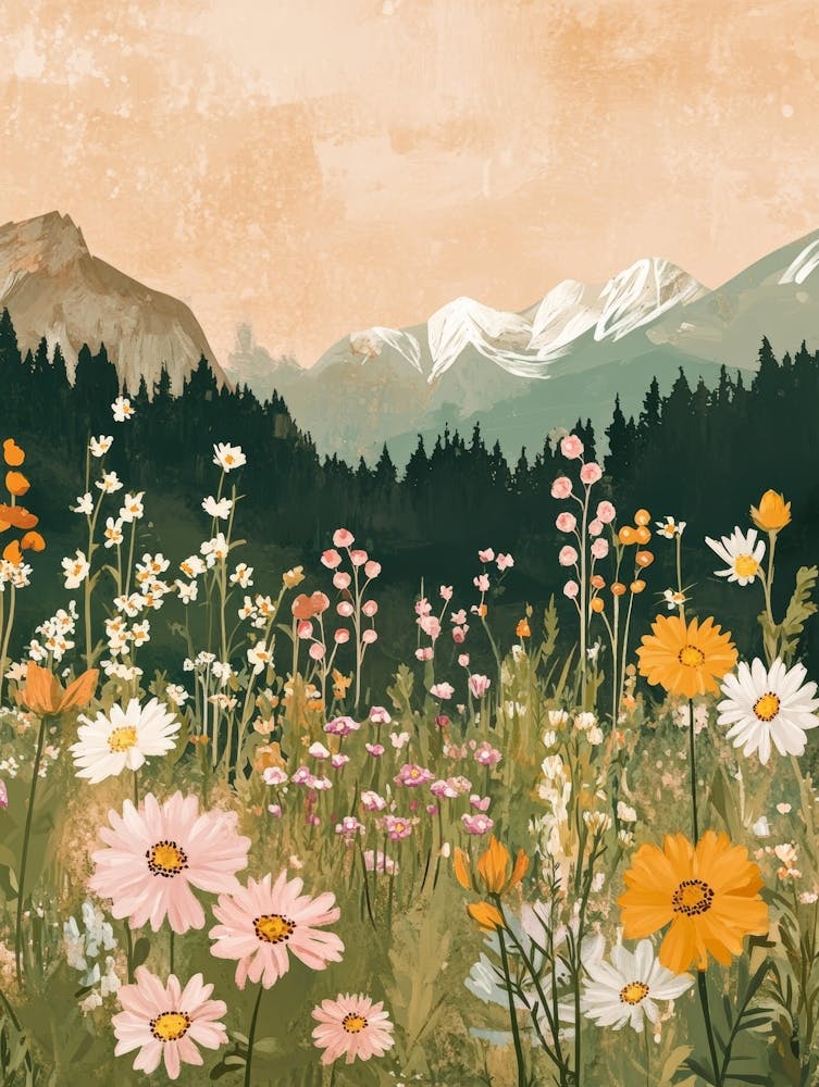 Wildflowers Canvas Print 1