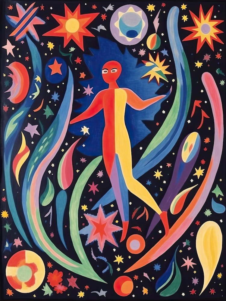 Astronaut Colourful Illustration 11