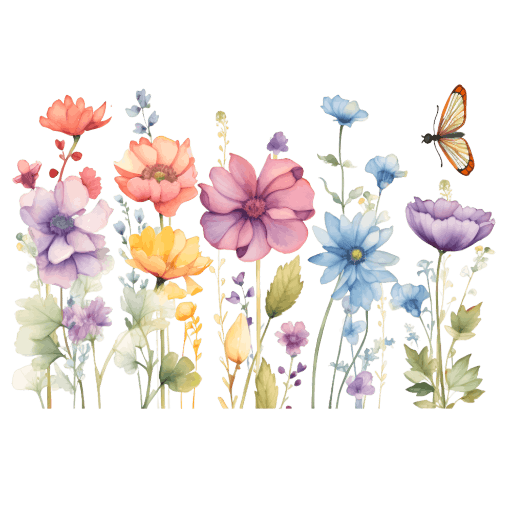Watercolor Flowers 9