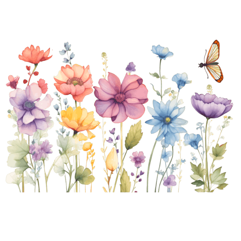 Watercolor Flowers 9