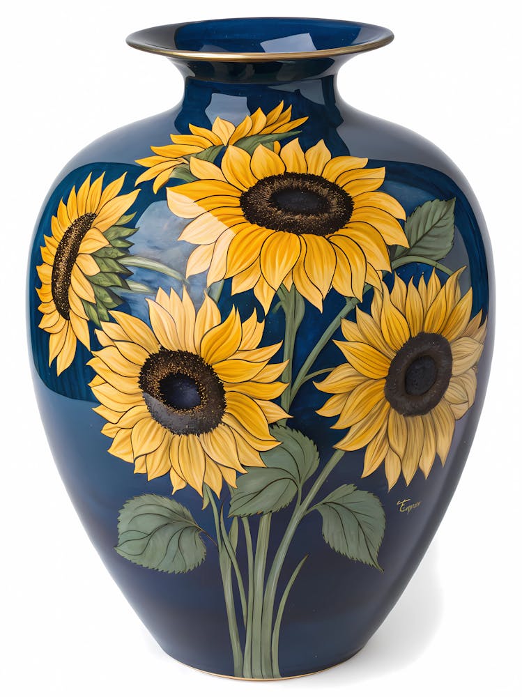 Sunflower Vase