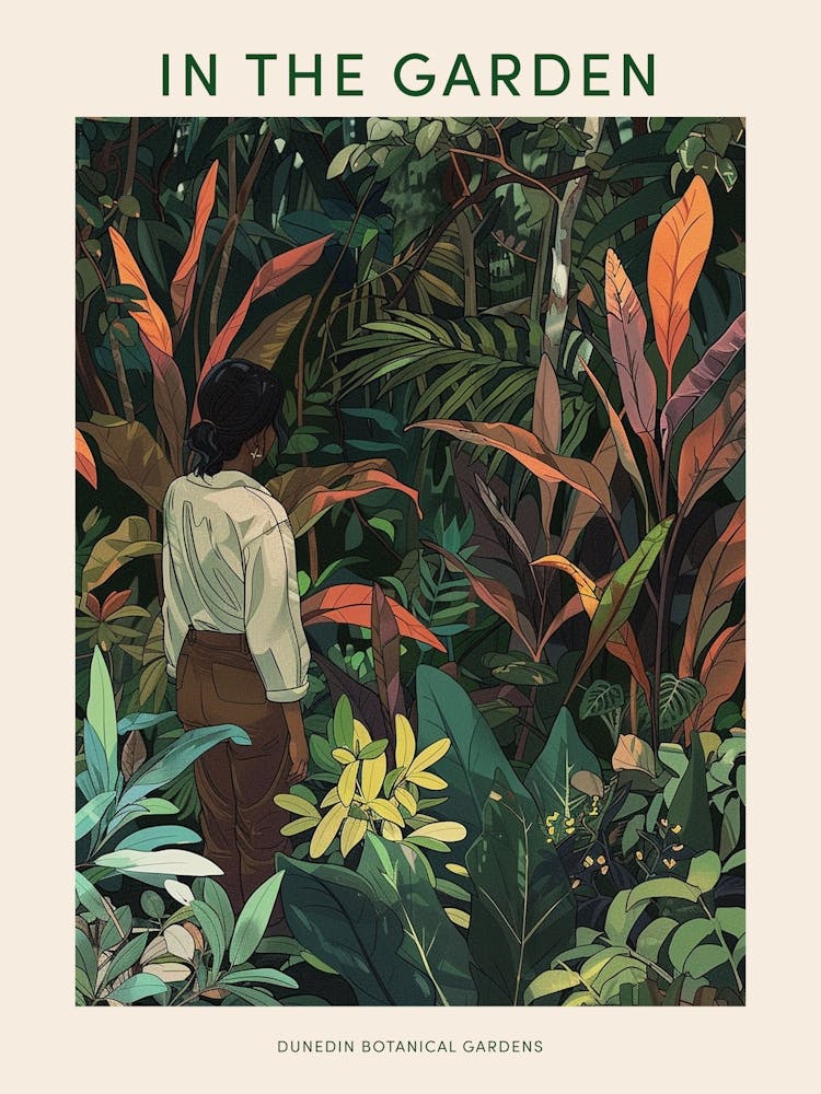 Dans le Jardin - Affiche - Dunedin Botanical Gardens 2