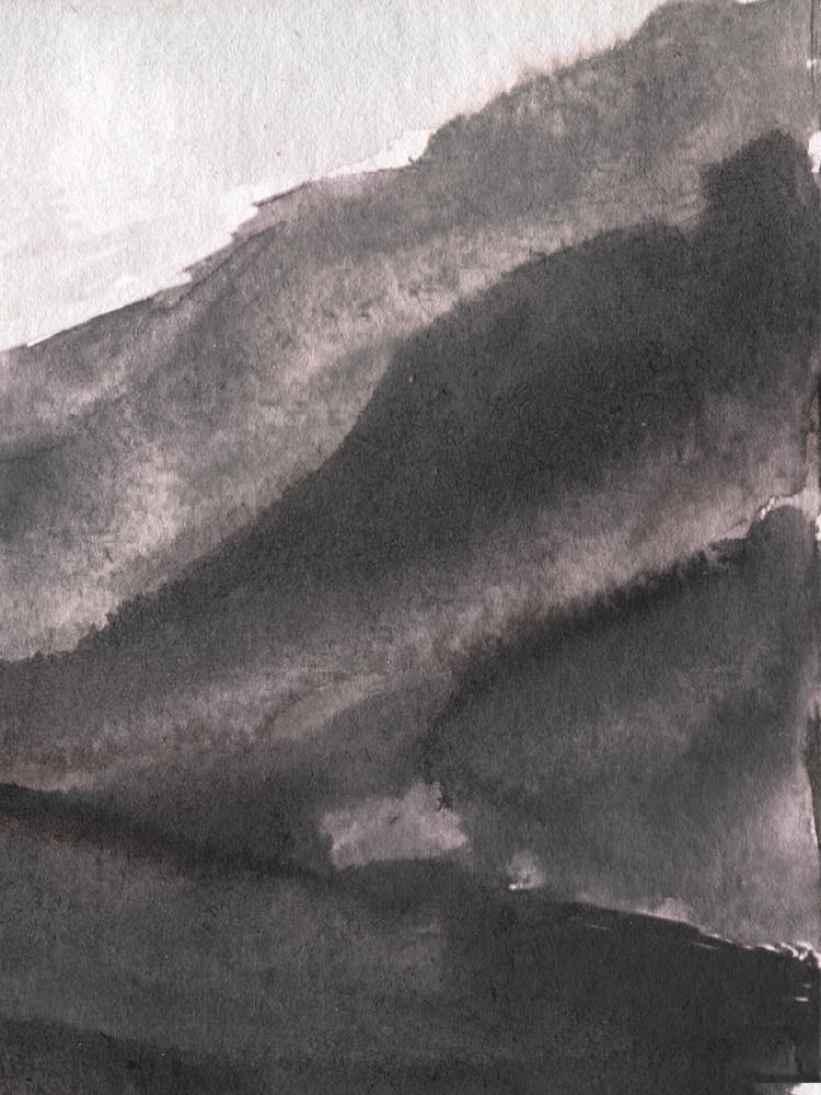 Black And White Landscape