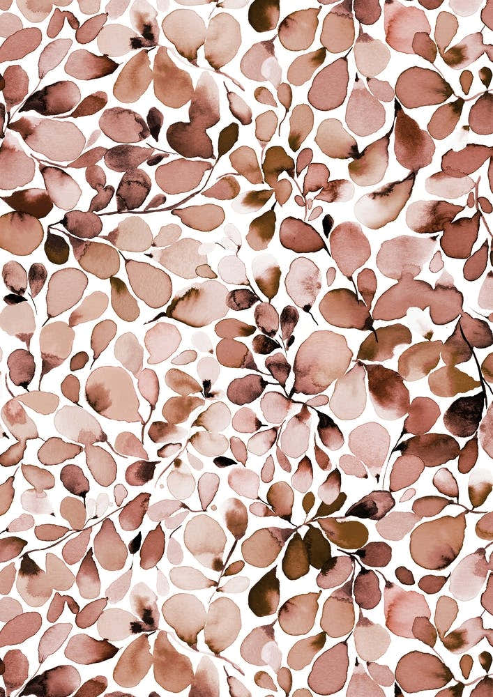 Leaffy Eucalyptus Terracotta