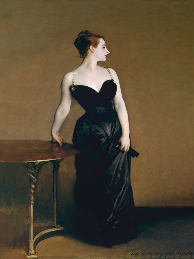 Madame X (Madame Pierre Gautreau) (ca. 1883–1884), John Singer Sargent