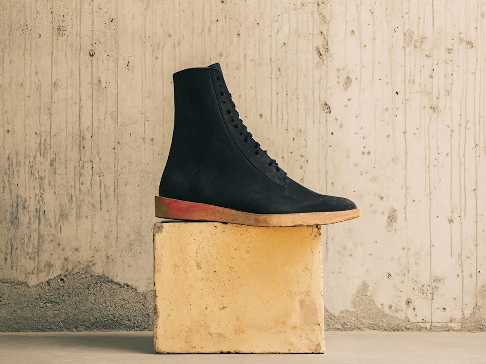 Black Boots On A Block