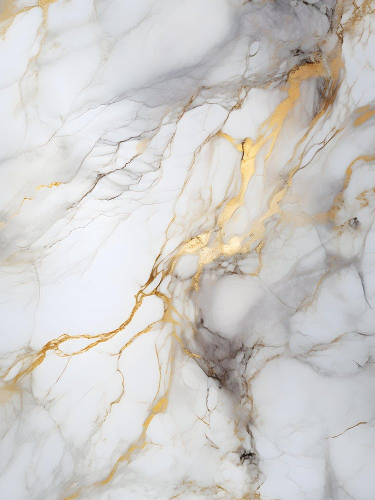White Gold Marble Texture