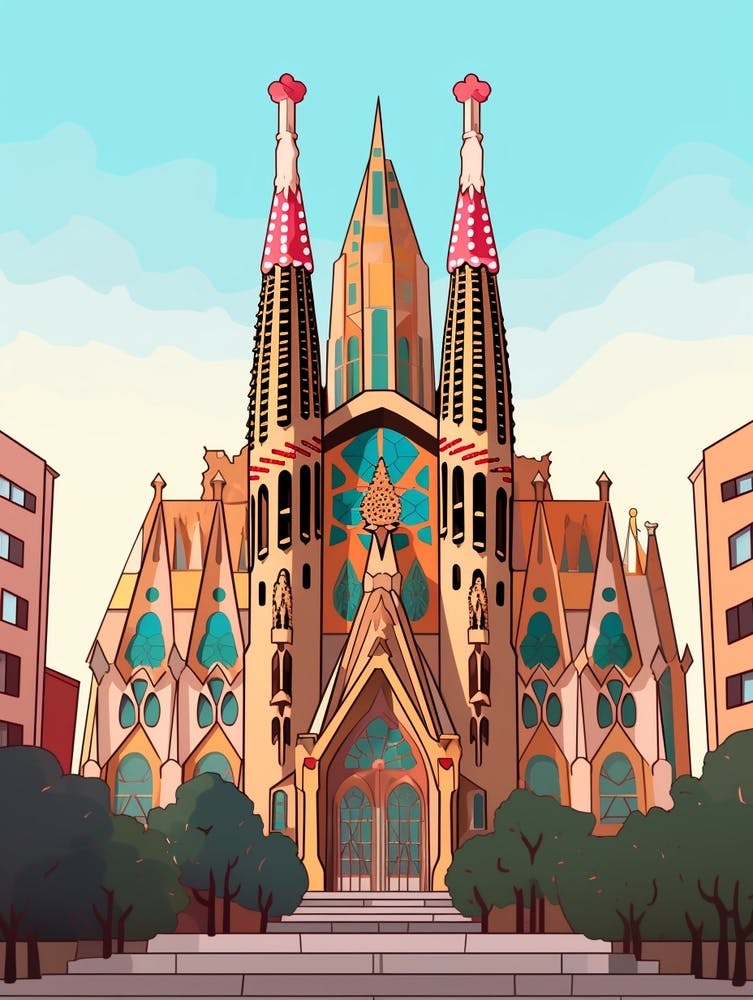 Spain 2 Travel Illustration