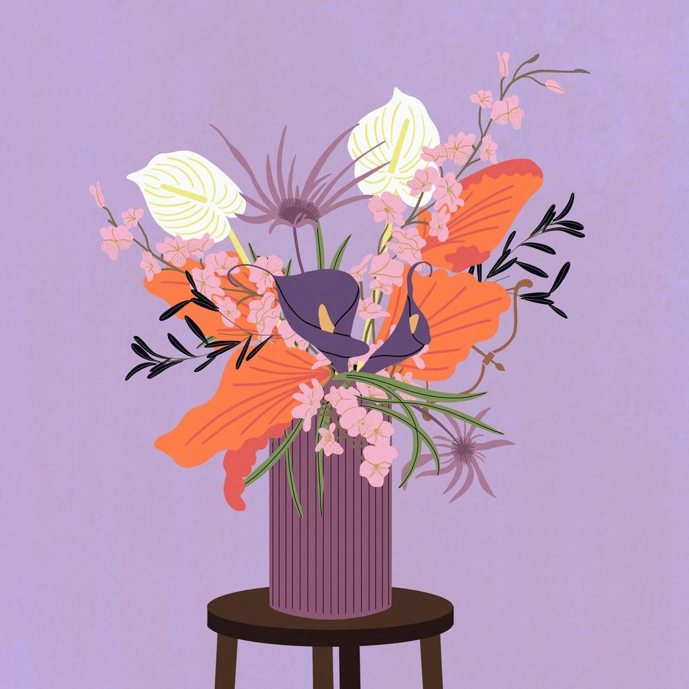 Flowers For Sagittarius Square