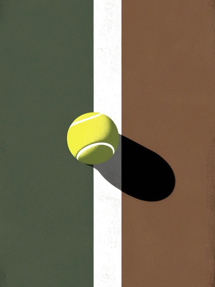 Tennis Ball Canvas Art