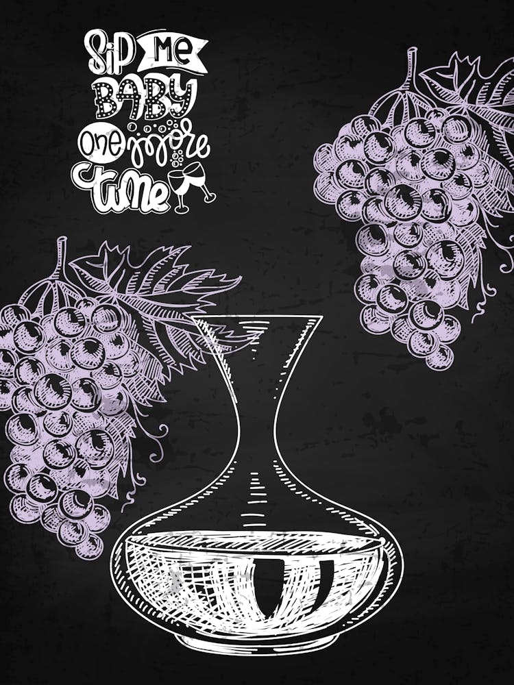 Do You Like Wine — wine poster, kitchen poster, wine print