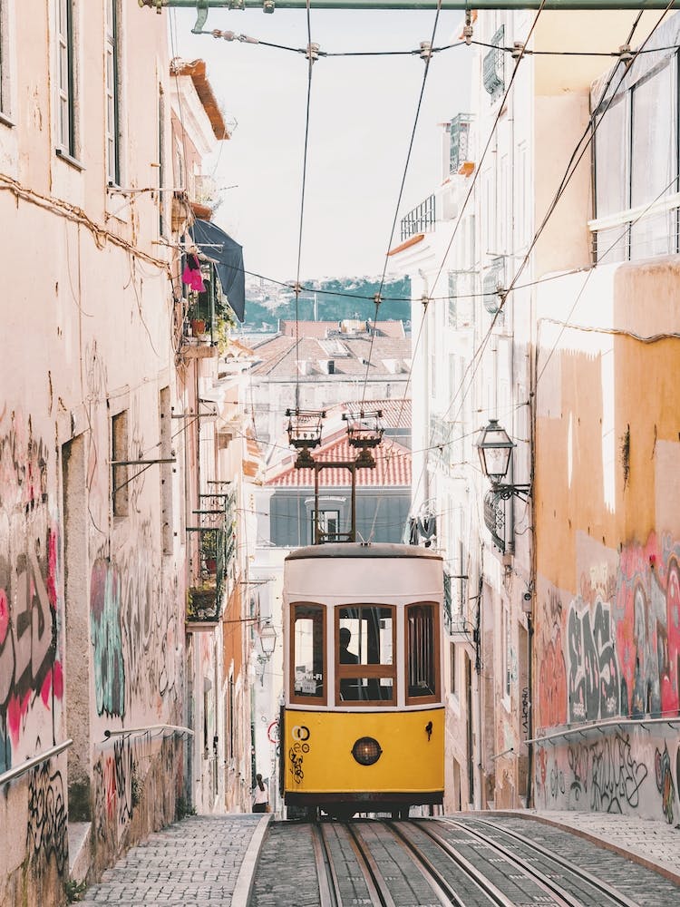 Rail Car In Portugal