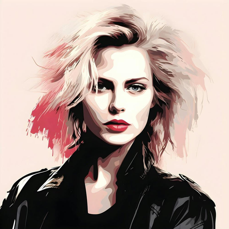 Punk Woman In Pink And Black 6