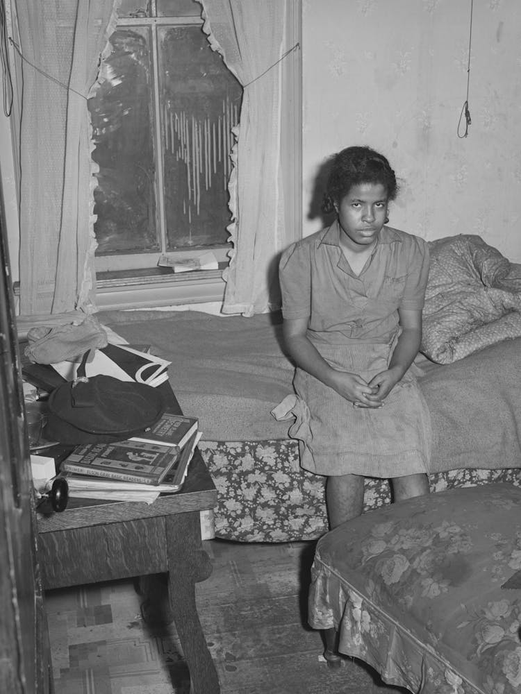 Bedroom Of Girl, Chicago, Illinois By Russell Lee