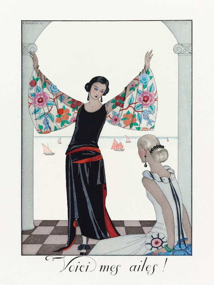 Voici Mes Ailes, George Barbier