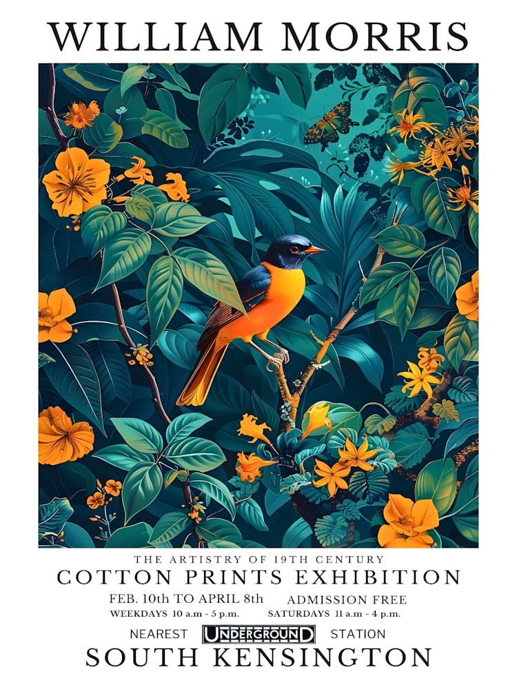 William Morris Cotton Prints Exhibition 52