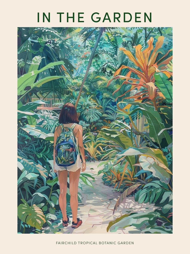 In The Garden Poster Fairchild Tropical Botanic Garden Usa 3