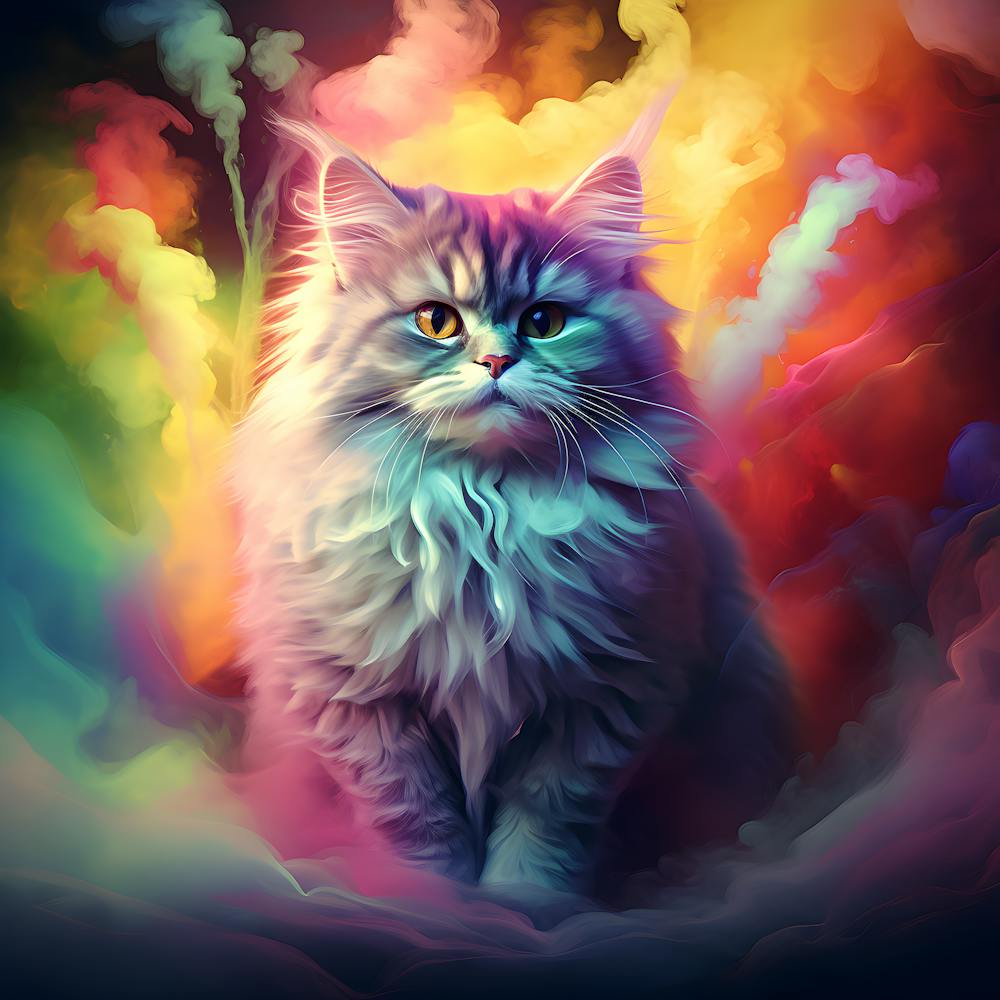Colorful Cat