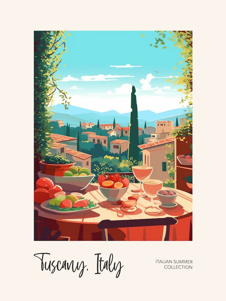 Tuscany, Italy Summer Food 1 Italian Summer Collection