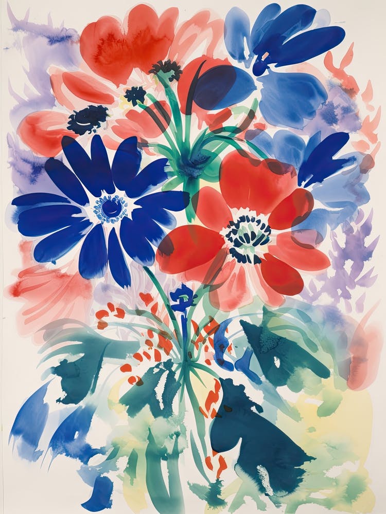 Anemone Flower Illustration 4