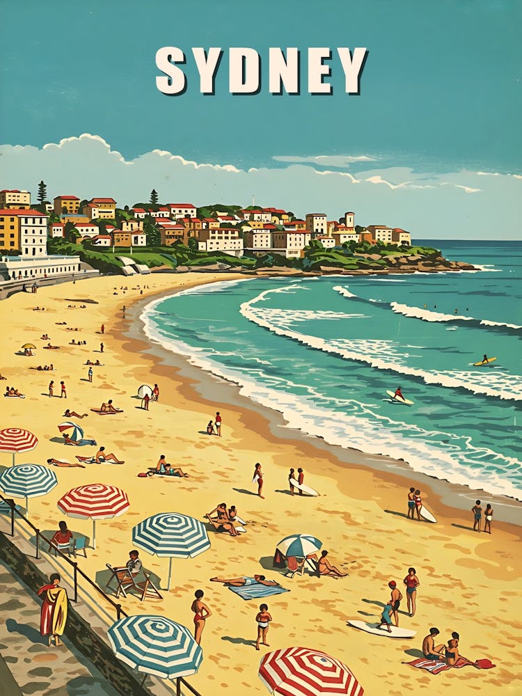 Sydney Vintage Travel Poster 33