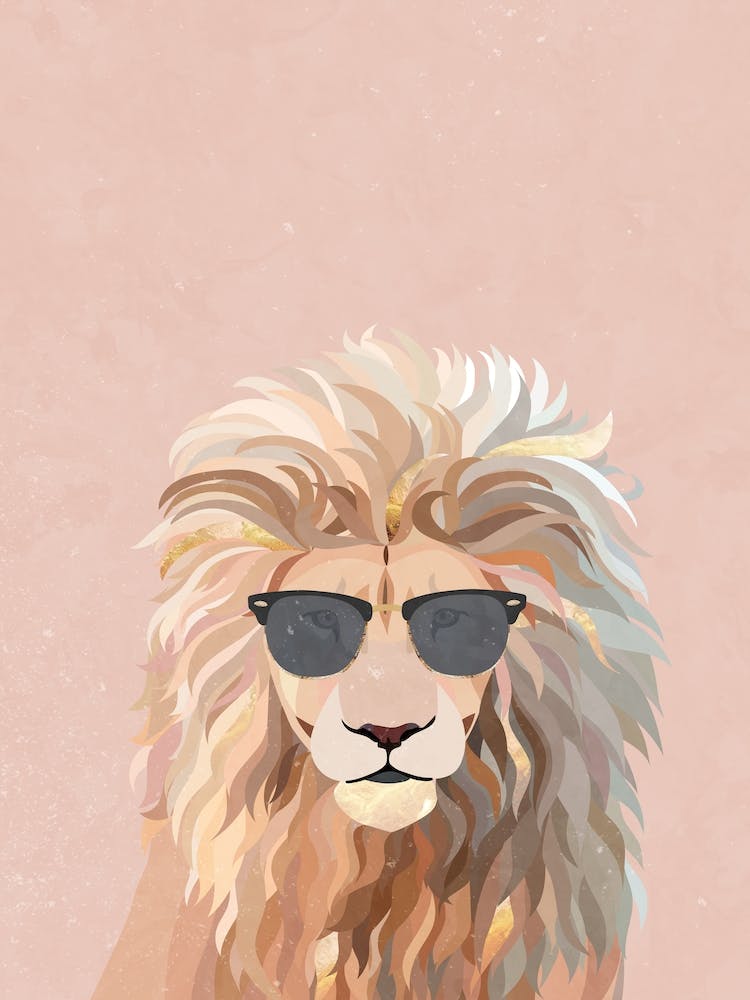 Lion In Sunglasses 3