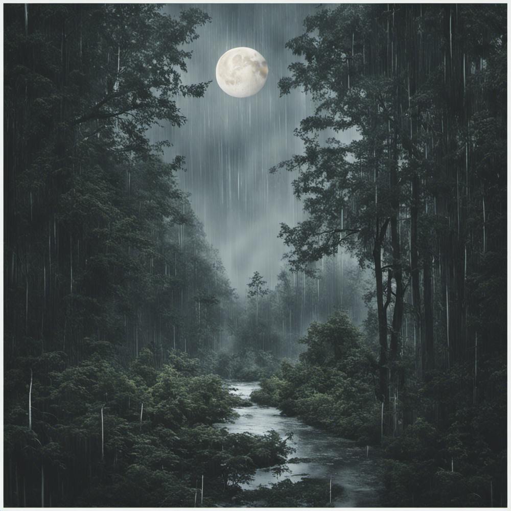 Full Moon In The Forest