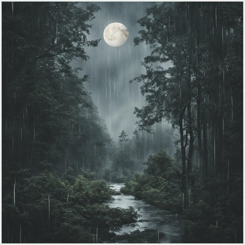 Full Moon In The Forest