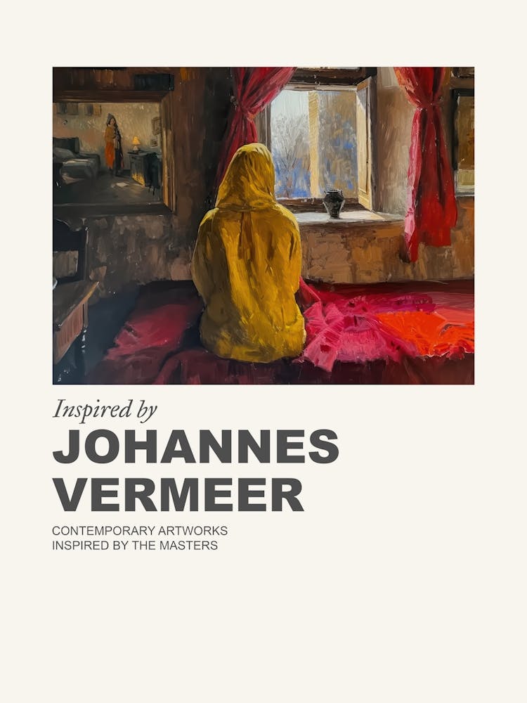 Museum Poster Inspired By Johannes Vermeer 2