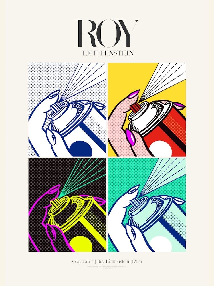 Spray Can 4 Poster|Roy Lichtenstein 1964