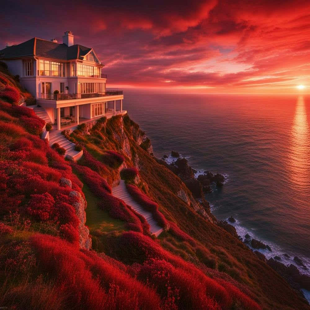 House On A Clifftop