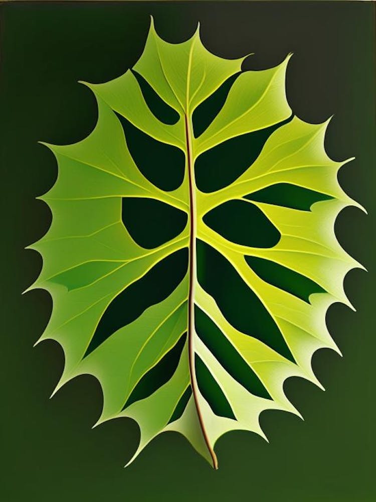 Sycamore Leaf Vibrant Inspired 1