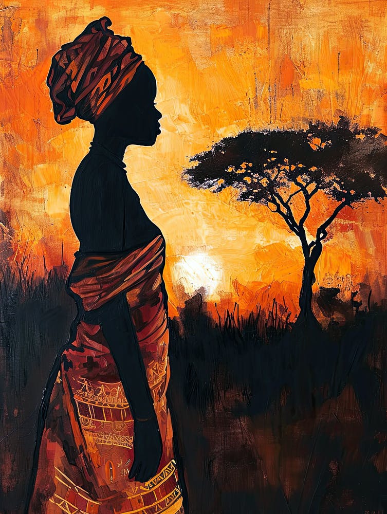 The African Woman; A Boho Reverberation
