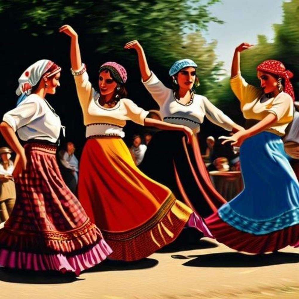 Spanish gypsy woman Dancers