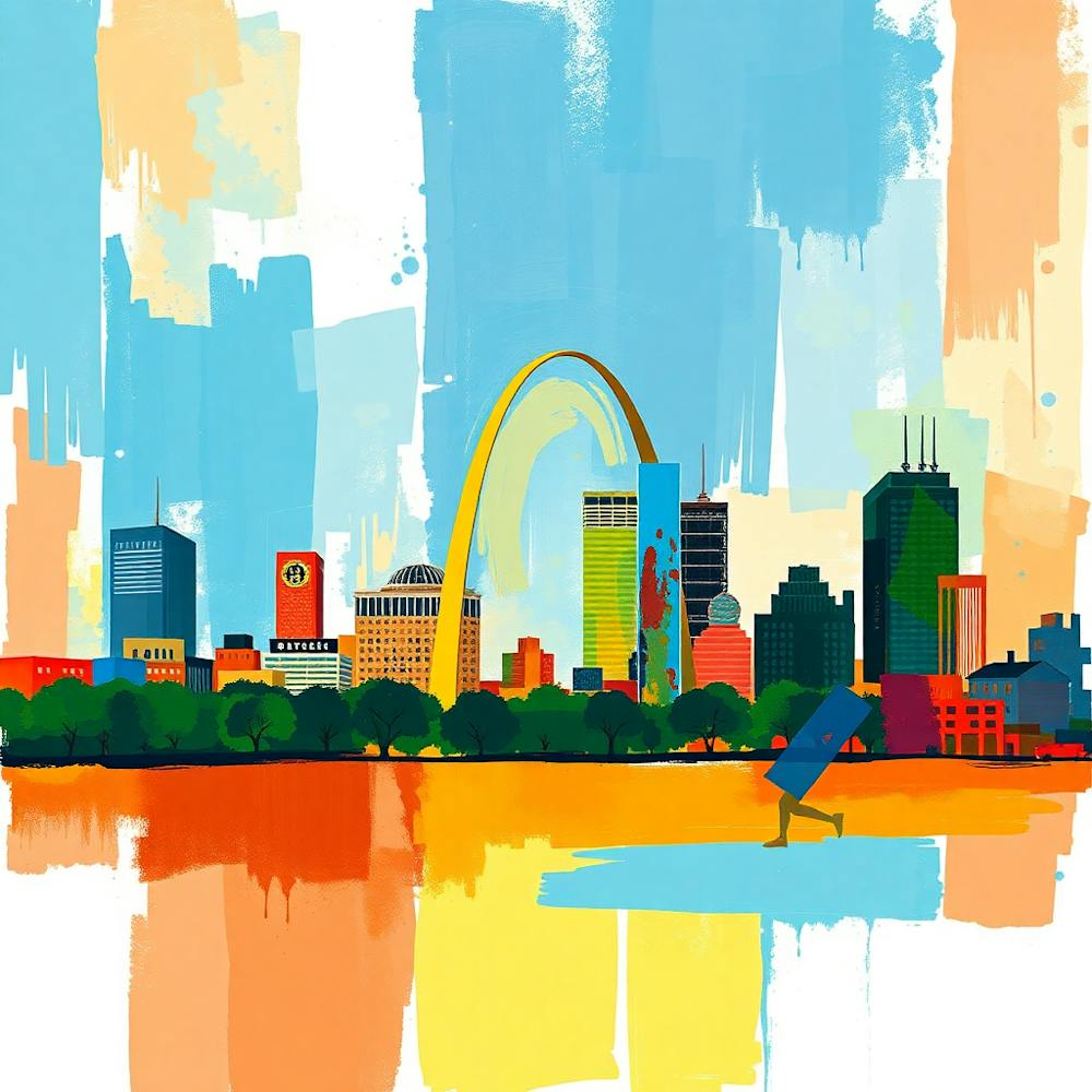 St Louis Skyline 1