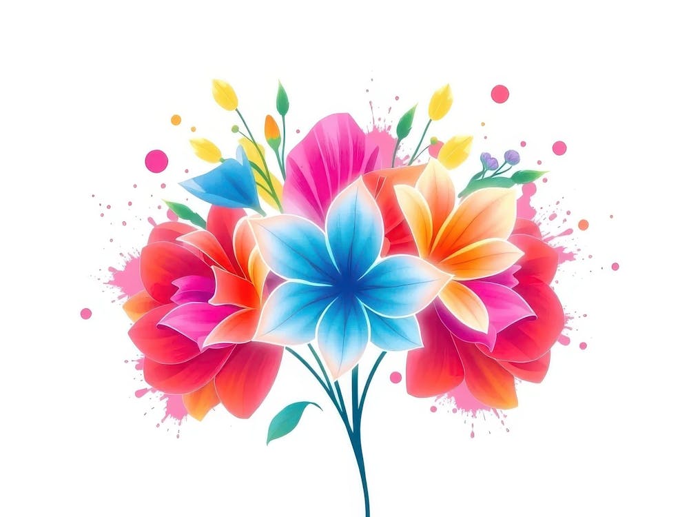 Bunte Blumen 1