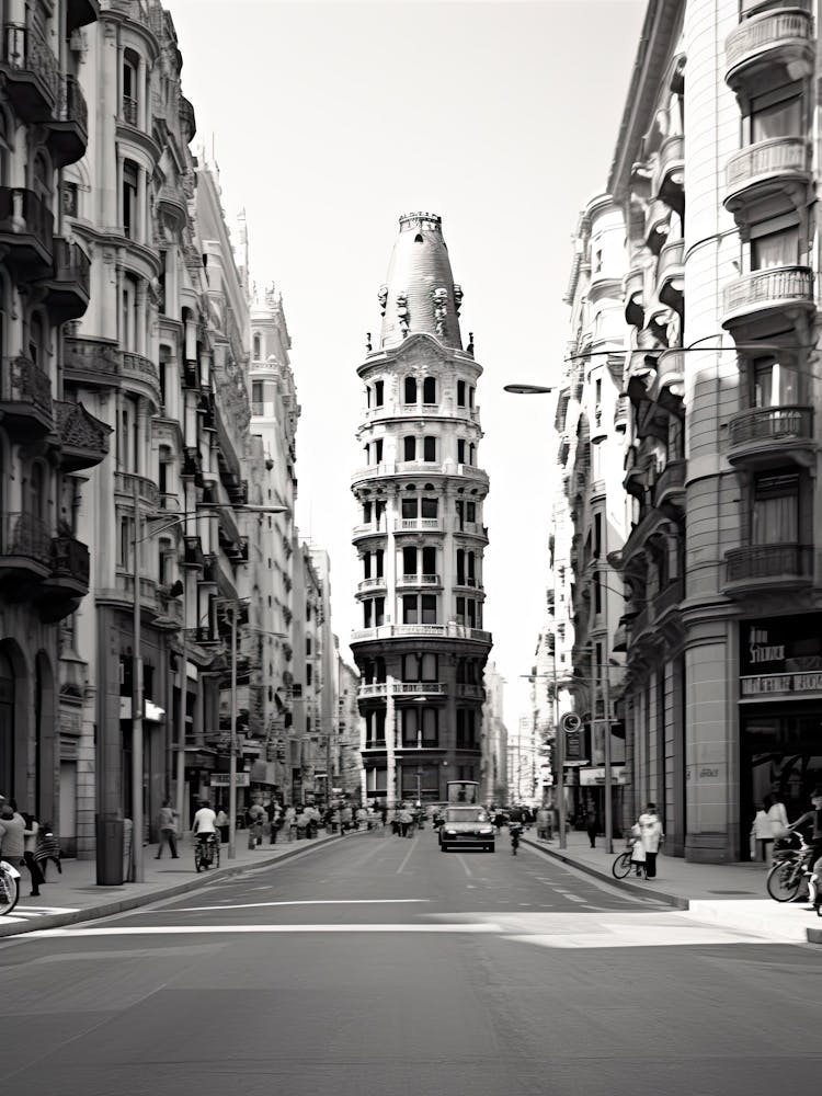 Barcelona, Spain, Photography In Black And White 4