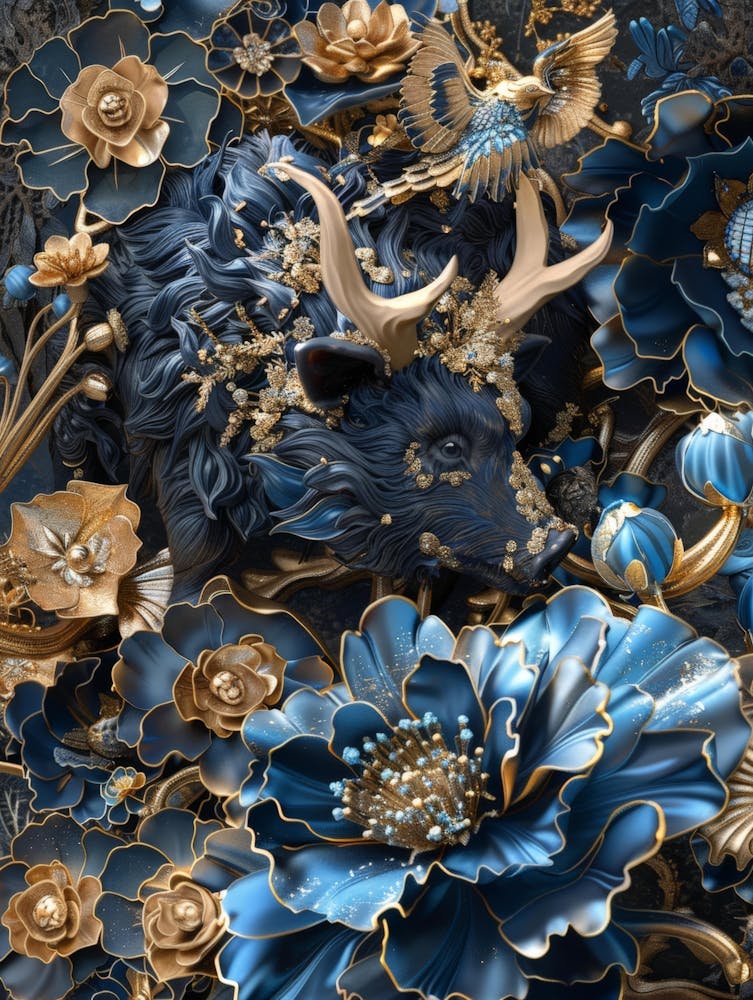 Blue Flowers 59