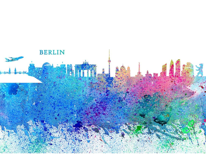 Berlin Germany Skyline Splash
