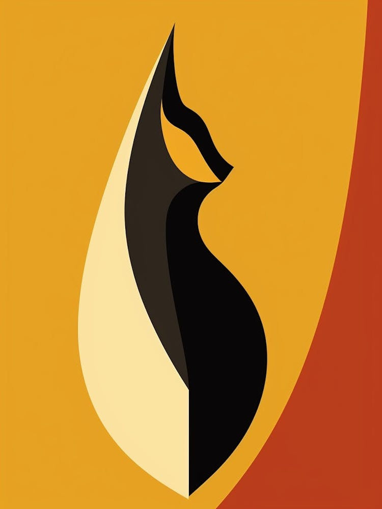 Fox Minimalist Abstract 3