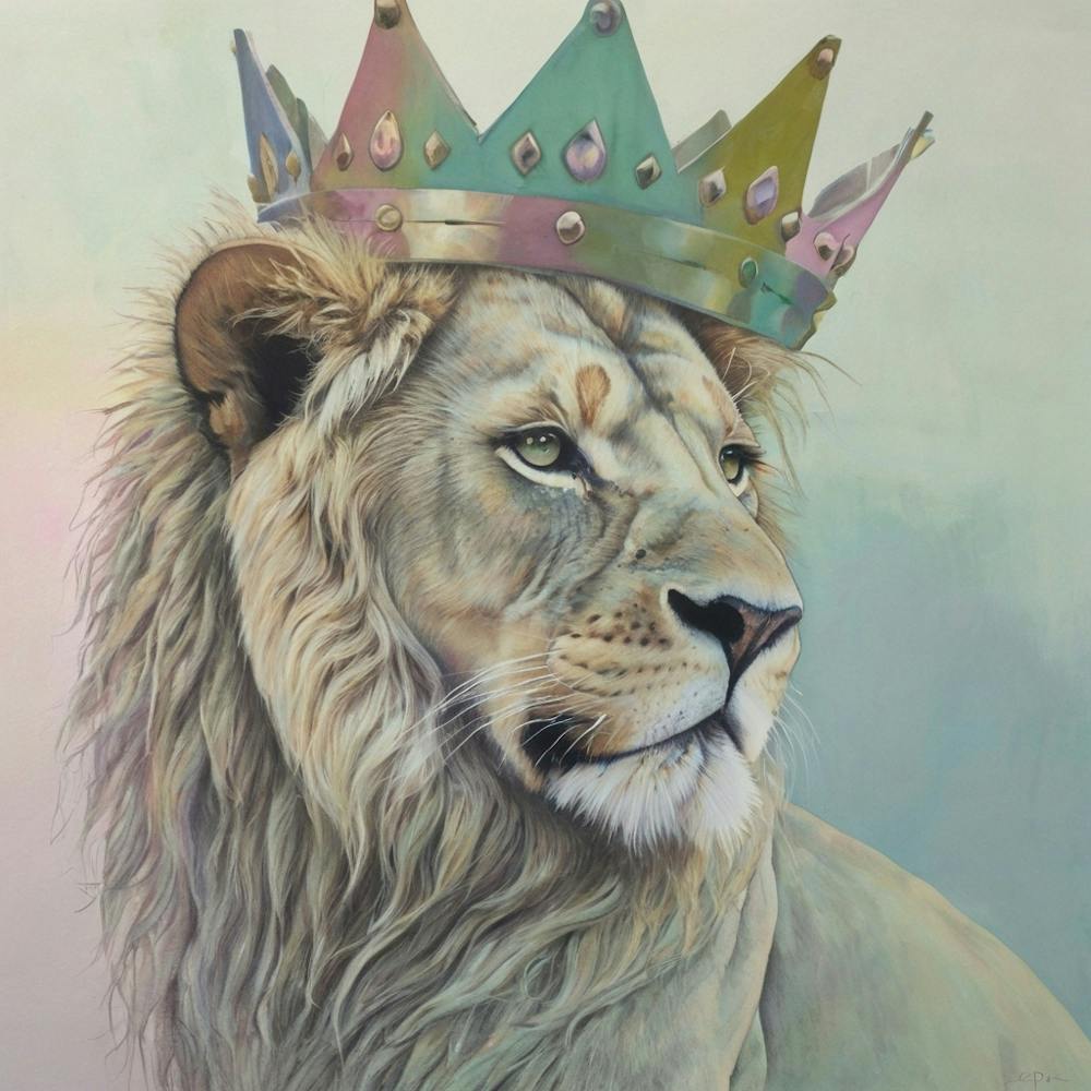 Lion With Crown