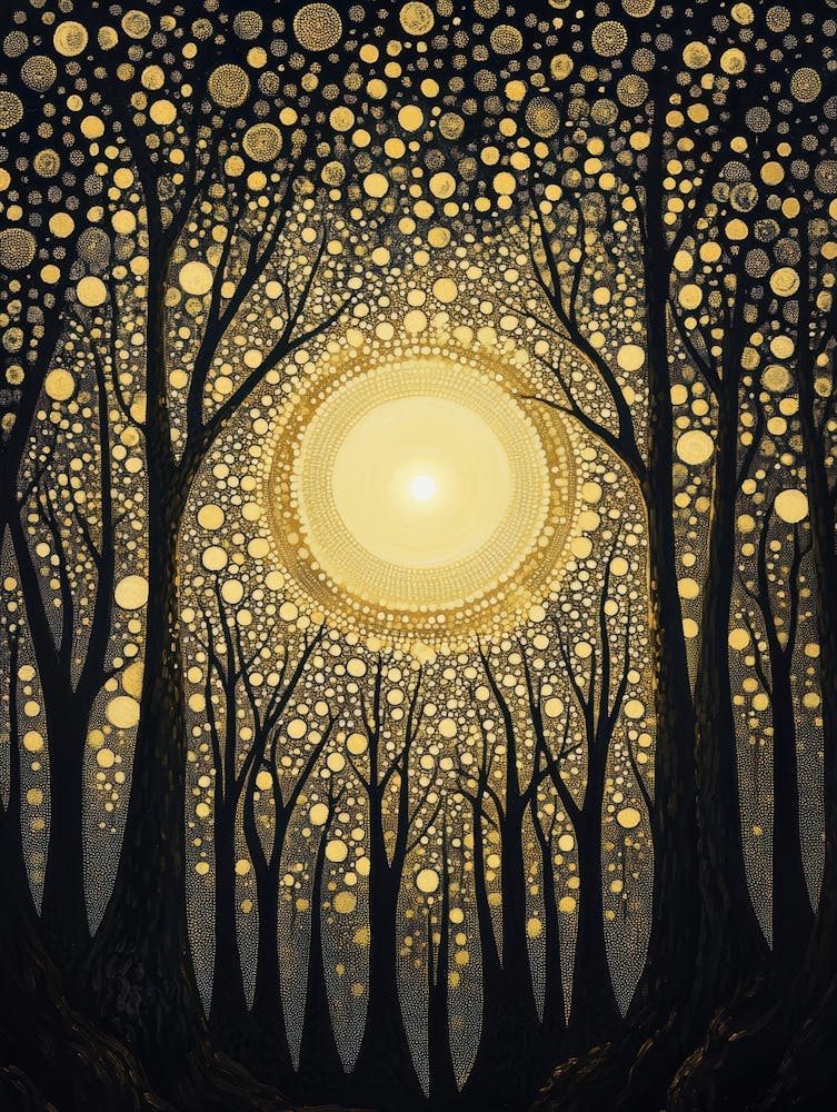 Golden Light Of The Forest