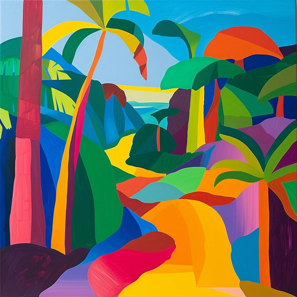 Abstrakte Reisekollektion Puerto Rico 4