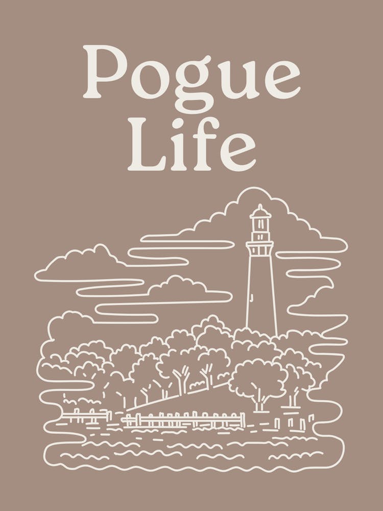 Pogue Life Print | Outer Banks Wall Art | North Carolina Decor | Beachy Coastal Tropical Wall Art | Travel OBX 3