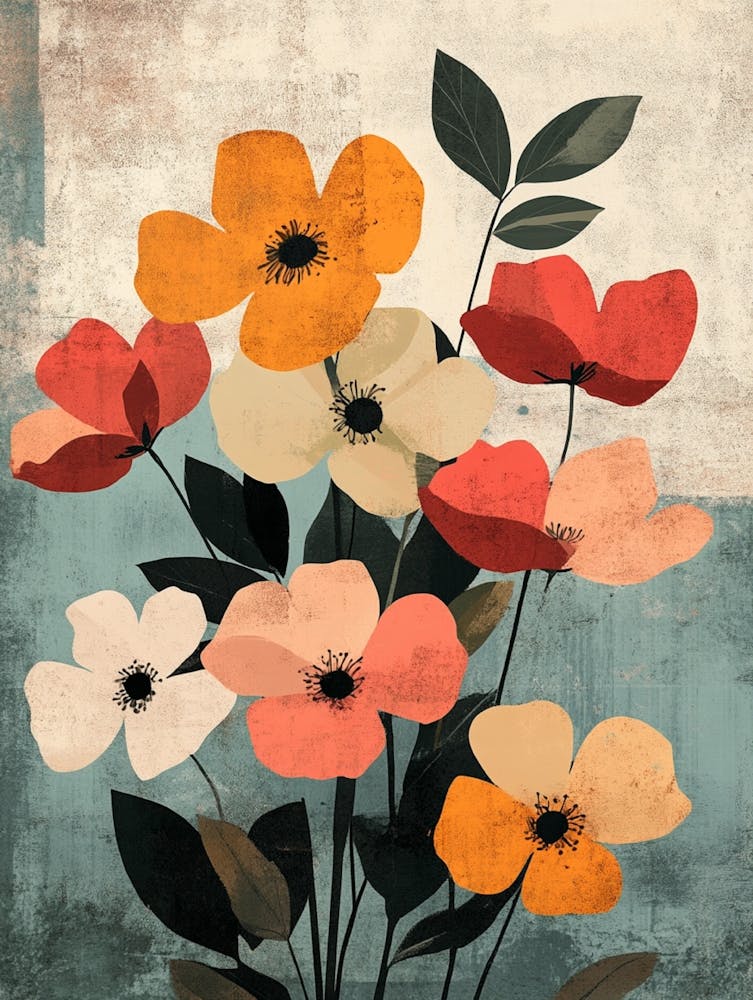 Coquelicots Impression sur toile 18